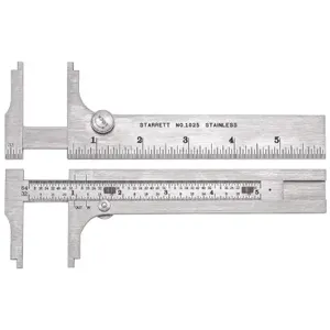 STARRETT 1025-6 Pocket Slide Caliper 6 In | AE6NBE 5UAU5 / 53124