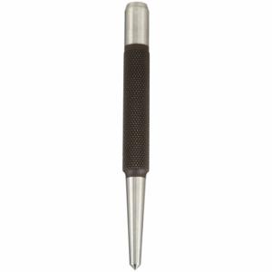 STARRETT 117C Center Punch, 1/8 Inch Tip Size, Round, 5/16 Inch Shank Dia, 4 Inch Overall Length | CU4MVF 26Y852