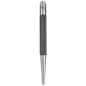 STARRETT 117C Center Punch, 1/8 Inch Tip Size, Round, 5/16 Inch Shank Dia, 4 Inch Overall Length | CU4MVF 26Y852