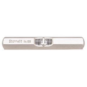 STARRETT 135A Pocket Level, 2-1/2 Inch Length, Nickel Plated Finish | AC4HLQ 2ZVL8 / 50570