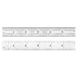 STARRETT 1604R-6 Rule, 6 Inch Size | CU4NZX 30A970