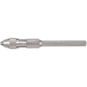 STARRETT 162C Pin Vise, 0.050 to 0.125 Inch Range, Nickel Plated | AC4HJZ 2ZVG5 / 50601