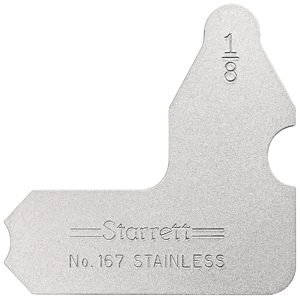 STARRETT 167-1/8 Radius Gage, 1 Leaves | CU6LEH 30A695