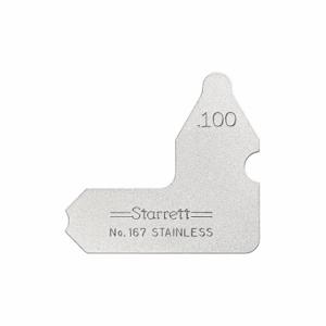 STARRETT 167-100 Radiusmessgerät 100, 1 Blatt | CU6KGJ 30A756