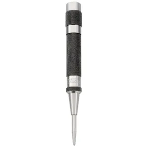 STARRETT 18A Automatic Center Punch, 9/16 Inch Dia., 5 Inch Length | AC4HJL 2ZVE9 / 50120