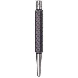 STARRETT 264F Center Punch, 3/16 Inch Tip Size, 4 1/2 Inch Overall Length, 1 5/8 Inch Taper Length | CU4MVH 26Y860