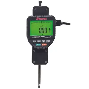 STARRETT 2700-802 Backlit Digital Indicator with Replaceable Back, 0-2 Inch Range, IP54 | CU4NNT 53VD67