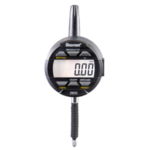 STARRETT 2900-5M-25 Digital Indicator, 0 Inch To 1 Inch Range, Ip67, ±0.03 mm Accuracy, 0.01 mm Resolution | CU4NBA 53VD91