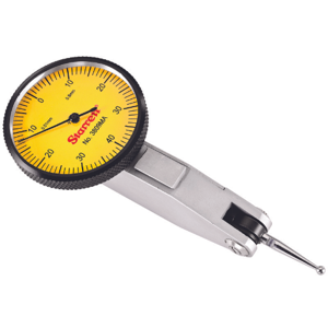 STARRETT 3809MA Horizontal Dial Test Indicator, Horizontal, 0 mm to 0.8 mm Range, 0-40-0 Dial Reading | CU4MZE 53VD57