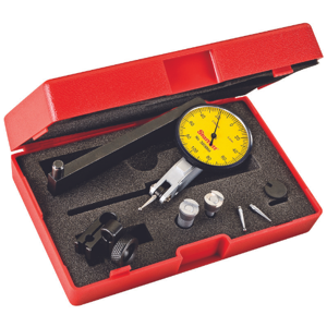 STARRETT 3908MAC Horizontal Dial Test Indicator, Horizontal, 0 mm to 0.2 mm Range, 0-100-0 Dial Reading | CU4MZC 53VD61