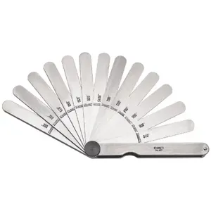 STARRETT 467 Thickness Gage 13 Straight Leaves | AC4HJC 2ZVE1 / 52464