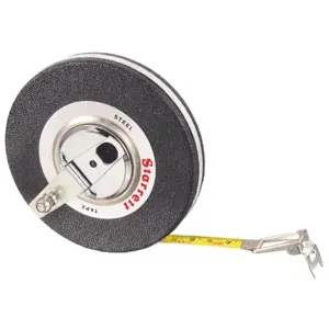 STARRETT 530-15CM Tape Measure, 3/8 Inch Sizex 15 Meters | CU4PCG 44WG24