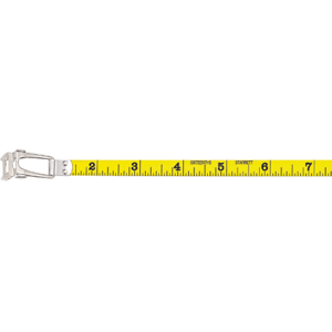 STARRETT 530CI-600 Tape Measure, 3/8 Inch Sizex50 ft, 1/16 mm | CU4PCH 44WG27