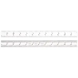 STARRETT 604R-12 Rule, 12 Inch Size | CU4NZN 30A929