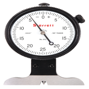 STARRETT 643JZ Dial Depth Gauge, Adjustable Rod Design, 0.0005-Inch Resolution | AC4GYL 2ZUH1 / 52714