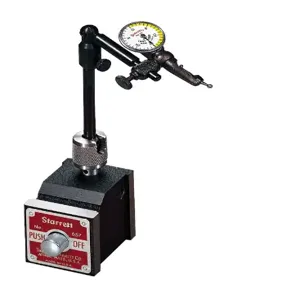 STARRETT 657B Dial Test Indicator & Mag Base, 0 Inch To 0.03 Inch Range, 0-15-0 Dial Reading | CU4MYD 26Z919