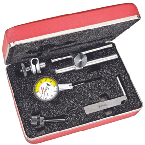 STARRETT 708BCZ Tilted-Face Dial Test Indicator, Swivel Head, 0 Inch to 0.02 Inch Range | CU4PBR 26Z818