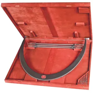 STARRETT 724LZ-54 Mechanical Interchangeable-Anvil Outside Micrometer, Mechanical, 48 Inch to 54 Inch Range | CU4NWX 30A580