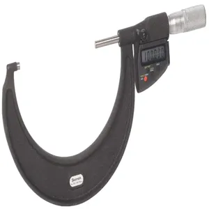 STARRETT 733.1MEXFLZ-125 Digital Outside Micrometer, 100 To 125 mm/3.930 Inch To 4.920 Inch Range, Ip67 | CR2QYK 60KA81