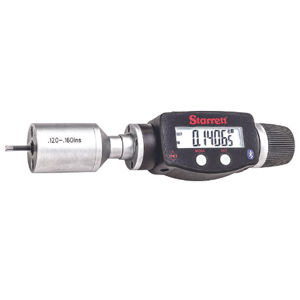 STARRETT 770BXTZ-160 Digital 2-Point Inside Micrometer, 0.12 Inch To 0.16 In/3 mm To 4 mm Range, Ip65 | CU4MZJ 53VE35