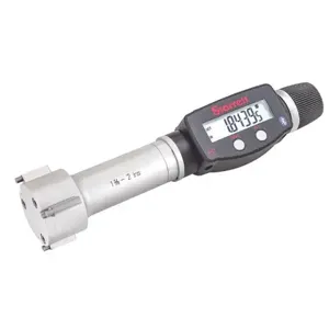 STARRETT 770BXTZ-2 Digital 3-Point Inside Micrometer, 1.375 Inch To 2 In/35 mm To 50 mm Range, Ip65 | CU4MZX 53VE36