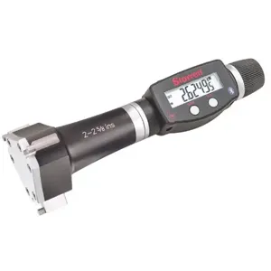 STARRETT 770BXTZ-258 Digital 3-Point Inside Micrometer, 2 Inch To 2.625 In/50 mm To 65 mm Range, Ip65 | CU4NAD 53VE39