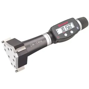 STARRETT 770BXTZ-314 Digital 3-Point Inside Micrometer, 2.625 Inch To 3.25 In/65 mm To 80 mm Range, Ip65 | CU4NAE 53VE41