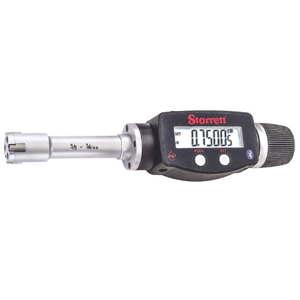 STARRETT 770BXTZ-750 Digital 3-Point Inside Micrometer, 0.625 Inch To 0.75 In/16 mm To 20 mm Range, Ip65 | CU4MZR 53VE49