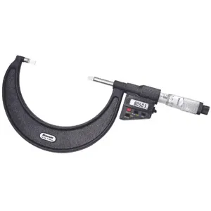 STARRETT 786.1MEP-100 Digital Blade Type Micrometer, 0 Inch To 0.984 In/75 To 100 mm Range | CU4MRU 60KC37