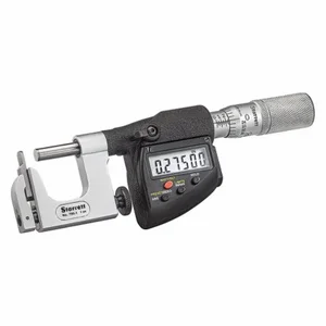 STARRETT 790.1MEAFL-25 Digital Multi-Anvil Micrometer, 0 Inch to 1 in/0 mm to 25 mm Range | CN2TLE 220MXRL-25 / 5TZY3