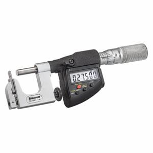STARRETT 790.1AFL-1 Digital Multi-Anvil Micrometer, 0 Inch To 1 In/0 mm To 25 mm Range, Ip67 | CU4NTR 60KC72