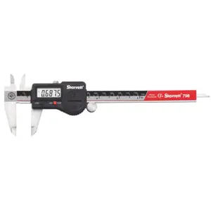 STARRETT 798B-6/150 W/SLC Electronic Digital Caliper, 0 - 6 Range, 1-1/2 Jaw Depth | AE6NAX 5UAT8 / 12522