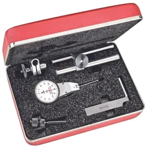 STARRETT 811-1CZ Swivel-Head Dial Test Indicator, Swivel Head, 0 Inch to 0.06 Inch Range | CU4PBP 26Z797