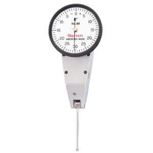 STARRETT 811-1PZ Swivel-Head Dial Test Indicator, Swivel Head, 0 Inch to 0.06 Inch Range | CU4PBN 26Z798