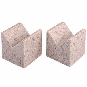 STARRETT 81530 Granite V-blocks Pink 5-face A 3 x 3 x 3 | AF2CNE 6RDH2