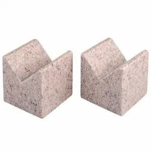 STARRETT 81530 Granite V-blocks Pink 5-face A 3 x 3 x 3 | AF2CNE 6RDH2