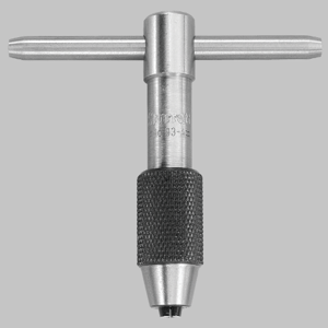 STARRETT 93A Tap Wrench, T, Sliding, 1/16 Inch Min. Tap Size, 3/16 Inch Max. Tap Size | CU4PGL 30C242