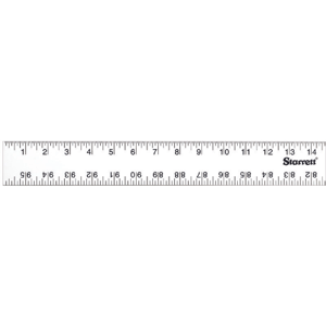 STARRETT ASE-96 Aluminum Rule Straight Edge, 96 Inch | CU4NZE 44WH17