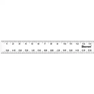 STARRETT ASE-96 Aluminum Rule Straight Edge, 96 Inch | CU4NZE 44WH17