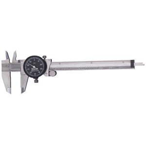 STARRETT B120A-6 Dial Caliper with Case 6 Inch Black | AC4GXY 2ZUF2 / 64515