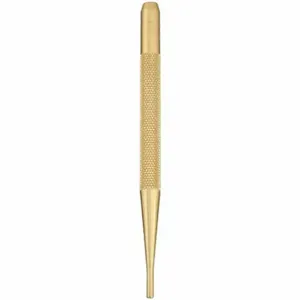 STARRETT B565A Brass Drive Pin Punch 1/16 Inch Tip 4 Inch Length | AC8HQD 3AET1 / 12465