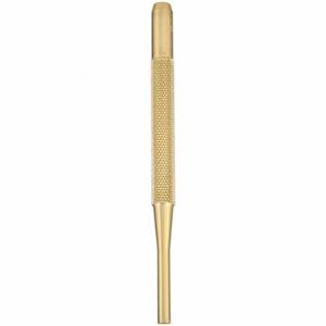 STARRETT B565C Brass Drive Pin Punch 1/8 Inch Tip 4 Inch Length | AC8HQF 3AET3 / 12467