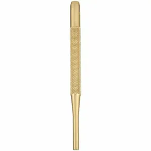 STARRETT B565C Brass Drive Pin Punch 1/8 Inch Tip 4 Inch Length | AC8HQF 3AET3 / 12467