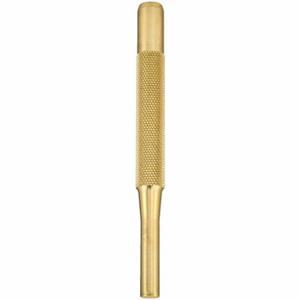 STARRETT B565G Brass Drive Pin Punch 1/4 Inch Tip 4 Inch Length | AC8HQK 3AET7 / 12471