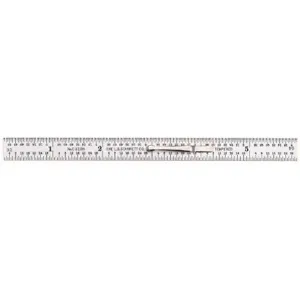 STARRETT C310K-6 Steel Rule Flexible 6 Inch 10r Graduation | AC4HBJ 2ZUU2 / 56701