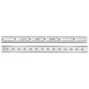 STARRETT C331-150 Steel Rule Flexible 6 Inch Type 31 Graduation | AC4HBL 2ZUU4 / 51331