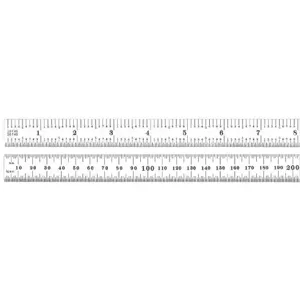 STARRETT C334-500 Rule, 500 mm | CU4PAD 30A967