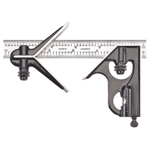 STARRETT C33HC-6-4R 6 Inch Combination Square Set; 3 Piece | AC4HAP 2ZUR2 / 56393