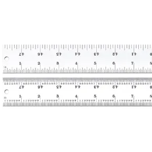 STARRETT C404R-48 W/SLC 48 Inch Size, Rule with Slc | CU4NZA 26Y630