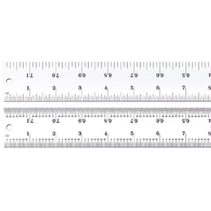 STARRETT C404R-72 Steel Rule Heavy Spring-tempered 72 In | AE6MZU 5UAN8 / 51488